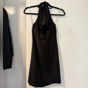 Black Halter Neck Dress